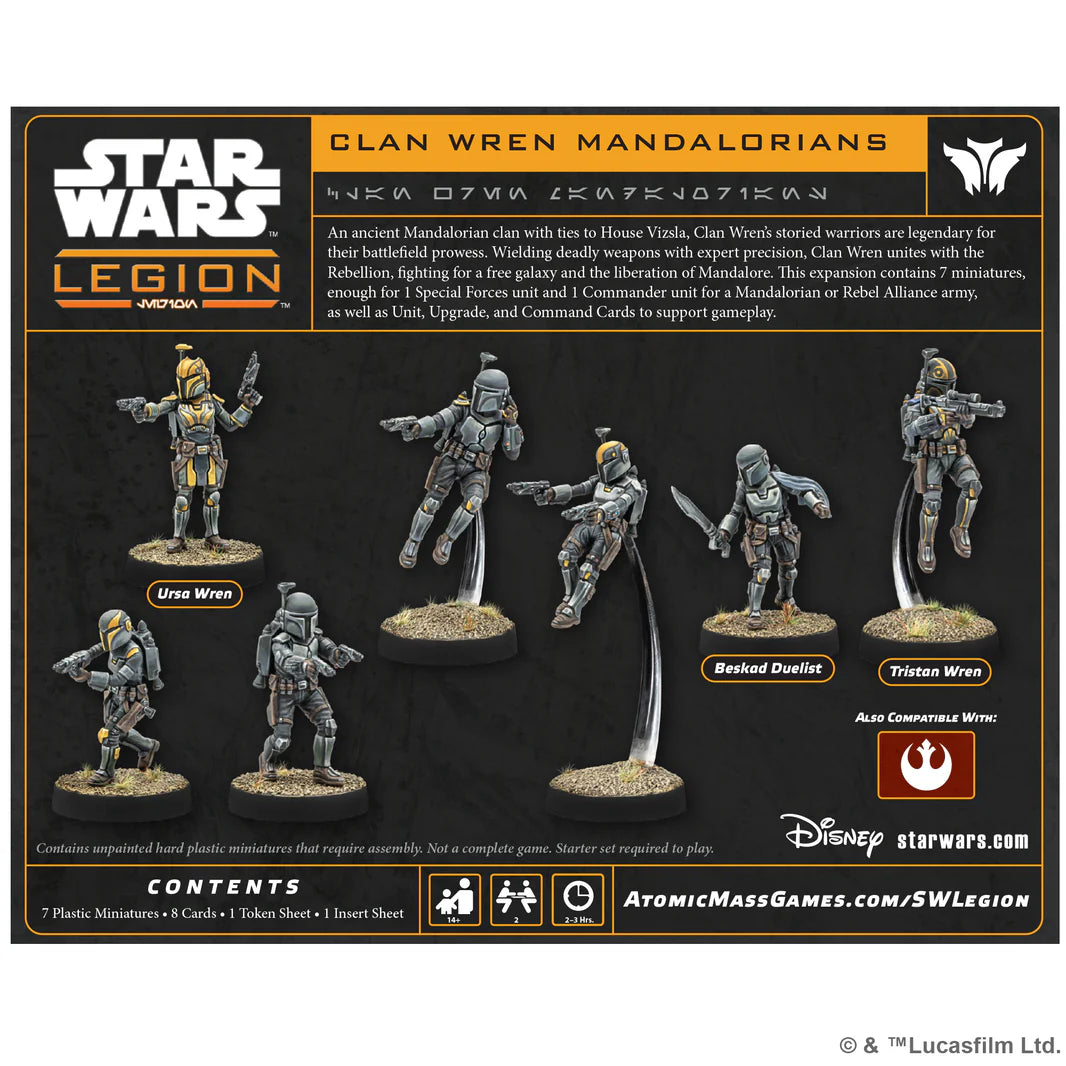 Star Wars: Legion - Clan Wren Mandalorians [Pre-order][ETA Q2 2026]