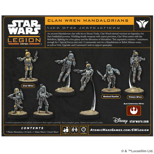 Star Wars: Legion - Clan Wren Mandalorians [Pre-order][ETA Q2 2026]