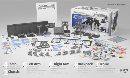 Ember: Obsidian Protocol - UN Scalpel Expansion Set [Preorder][ETA: September/October 2025]