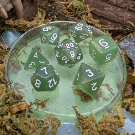 Dice Goblin: Shimmer Jade Dice Set