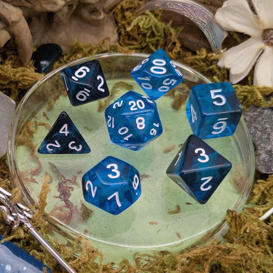Dice Goblin: Smoke Blue Dice Set