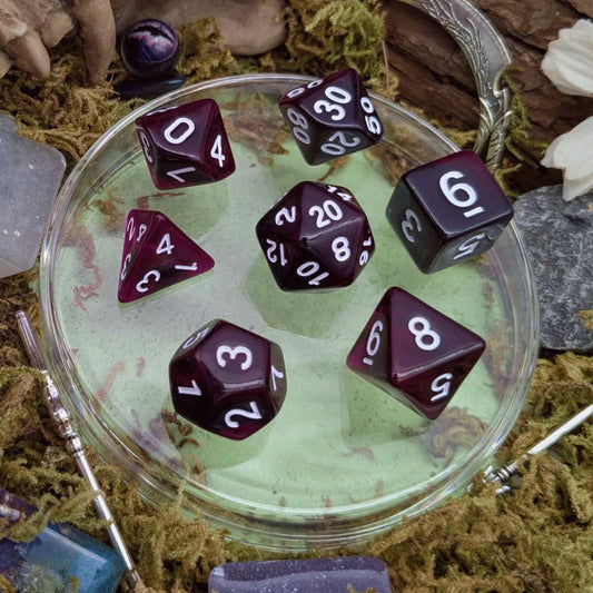 Dice Goblin: Smoke Purple Dice Set
