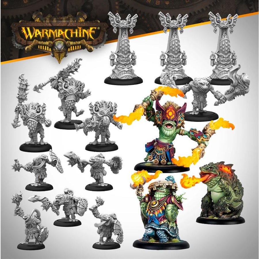 Warmachine: Southern Kriels Fire Tongue Warriors Cadre