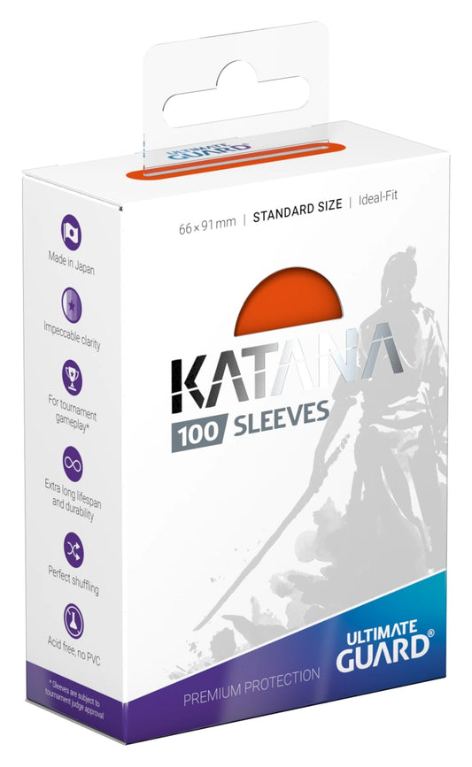 Ultimate Guard: Katana Sleeves - Orange (Standard Size, 100ct)