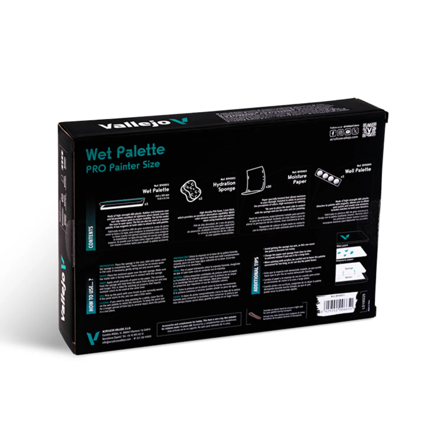 Vallejo Wet Palette Pro Painter Size