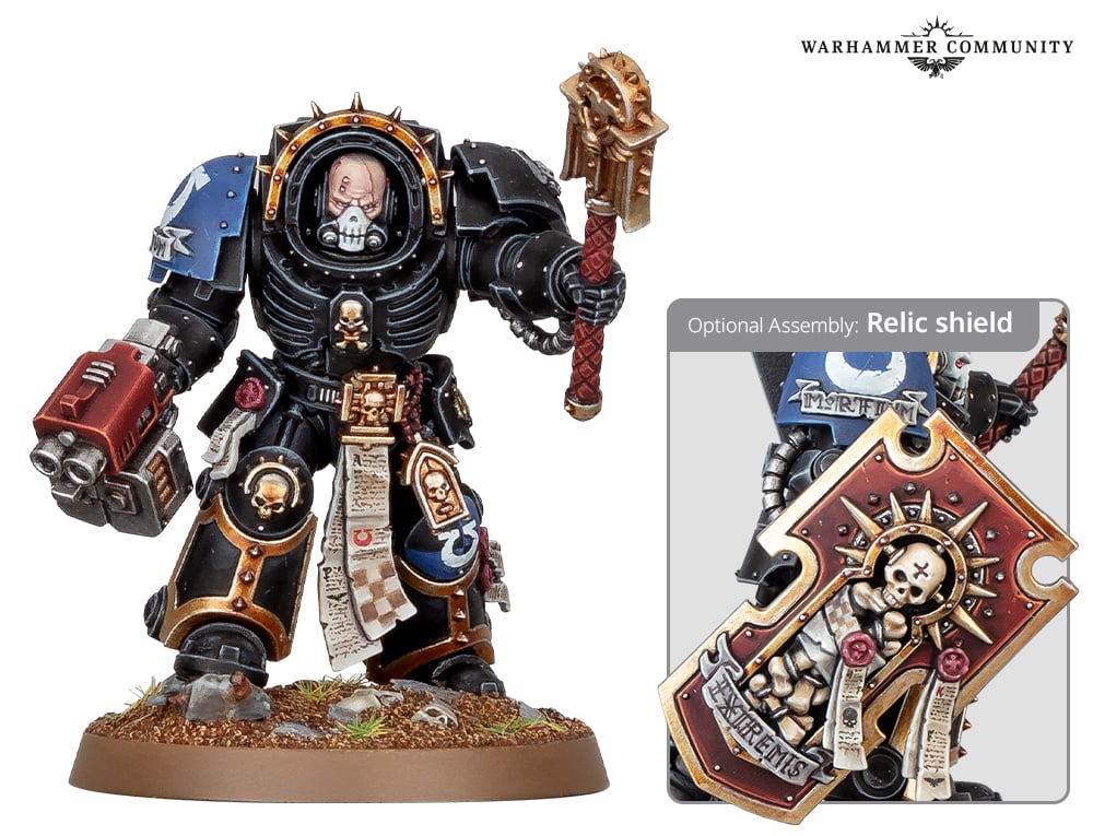 Warhammer 40000: Space Marines Chaplain in Terminator Armour