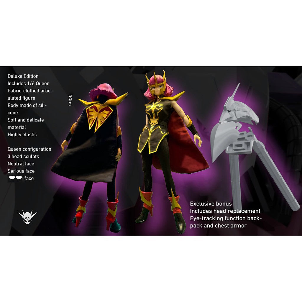 YIYA 1/120 AMX-004 Q-beley Queen's Vehicle Deluxe Edition Model Kit