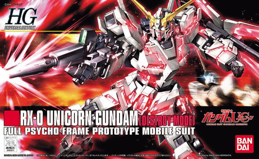 HGUC 1/144 RX-0 Unicorn Gundam [Destroy Mode]
