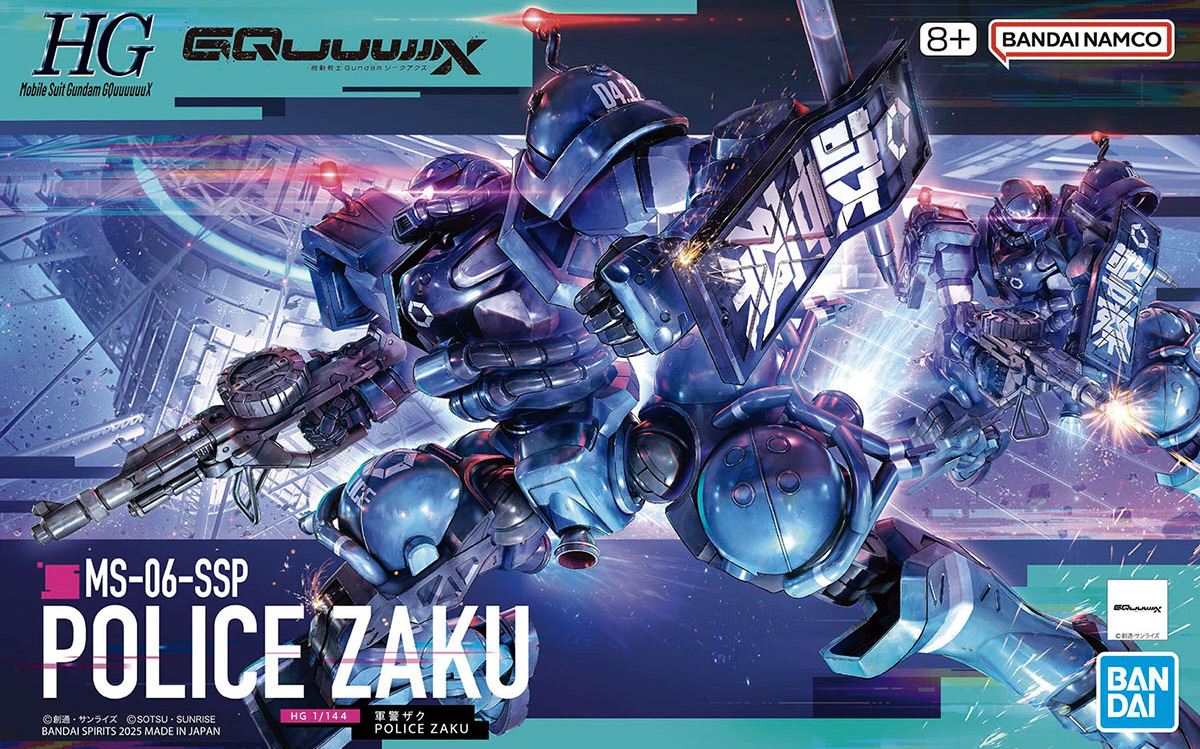 HG 1/144 Police Zaku "Mobile Suit Gudam: GQuuuuuuX"