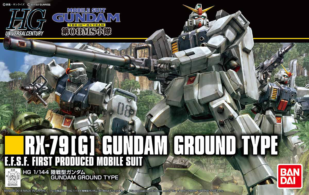 HG 1/144 Gundam Ground Type "Mobile Suit Gundam: The 08th MS Team"