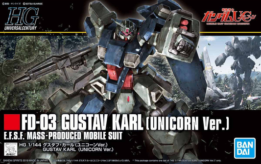 HGUC 1/144 FD-03 Gustav Karl [Unicorn Ver.]