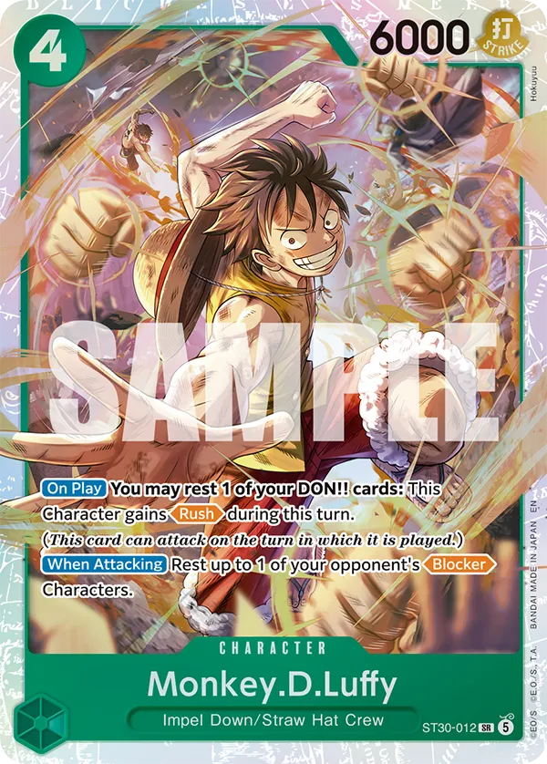 One Piece CG: Starter Deck Ex [ST30] -Luffy & Ace-  [Preorder][Available June 12]