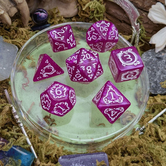 Dice Goblin: Dragon Pink Dice Set