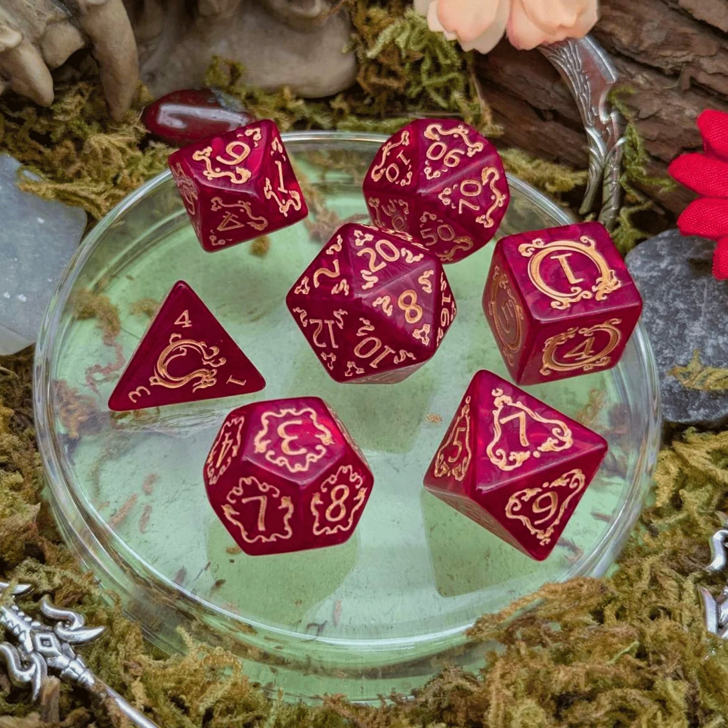 Dice Goblin: Dragon Red Dice Set