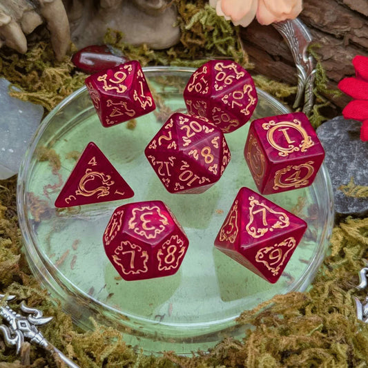 Dice Goblin: Dragon Red Dice Set