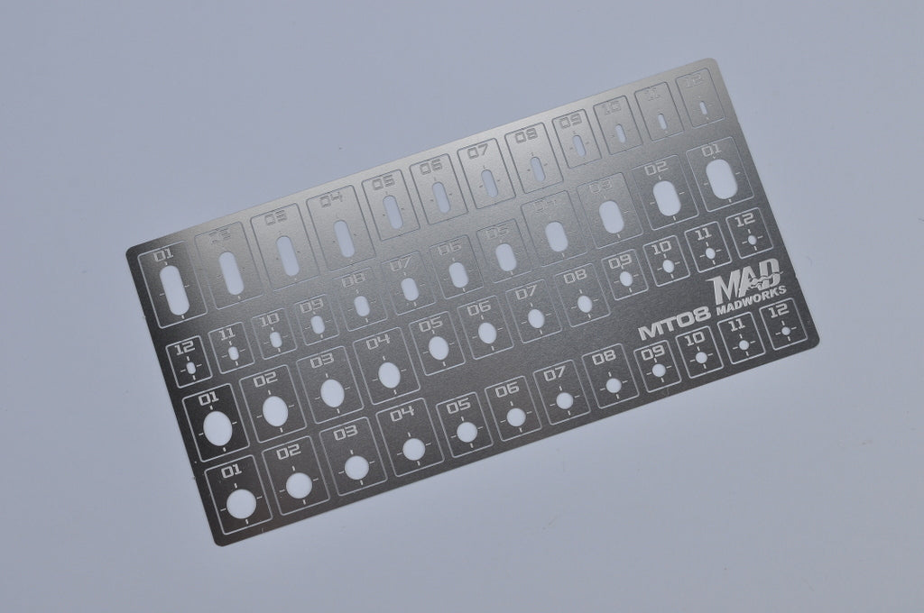 Madworks MT08 Oval Scribing Templates