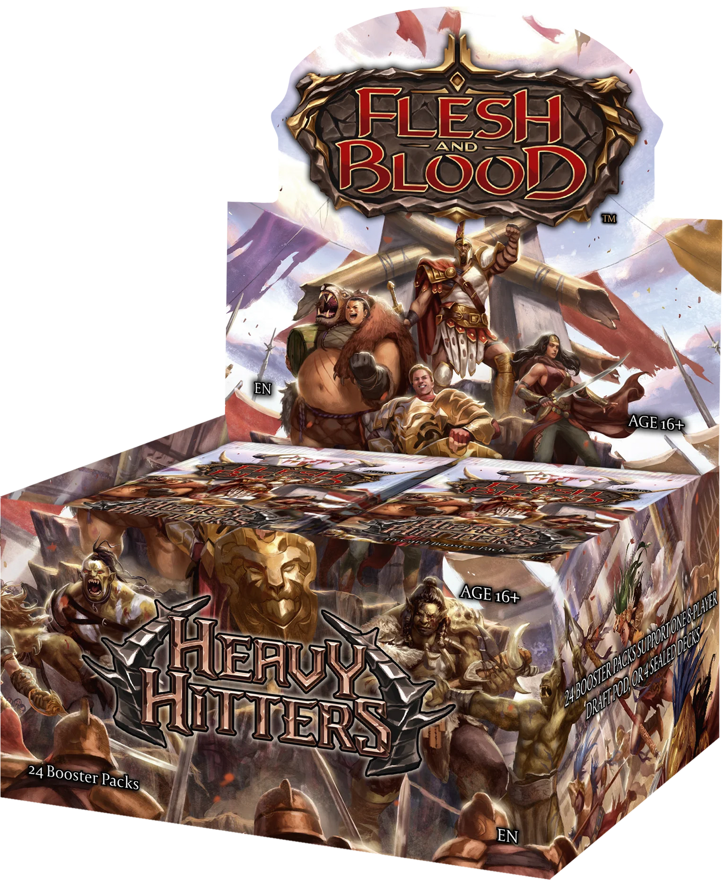 Flesh and Blood: Heavy Hitters Booster Box (Sealed)