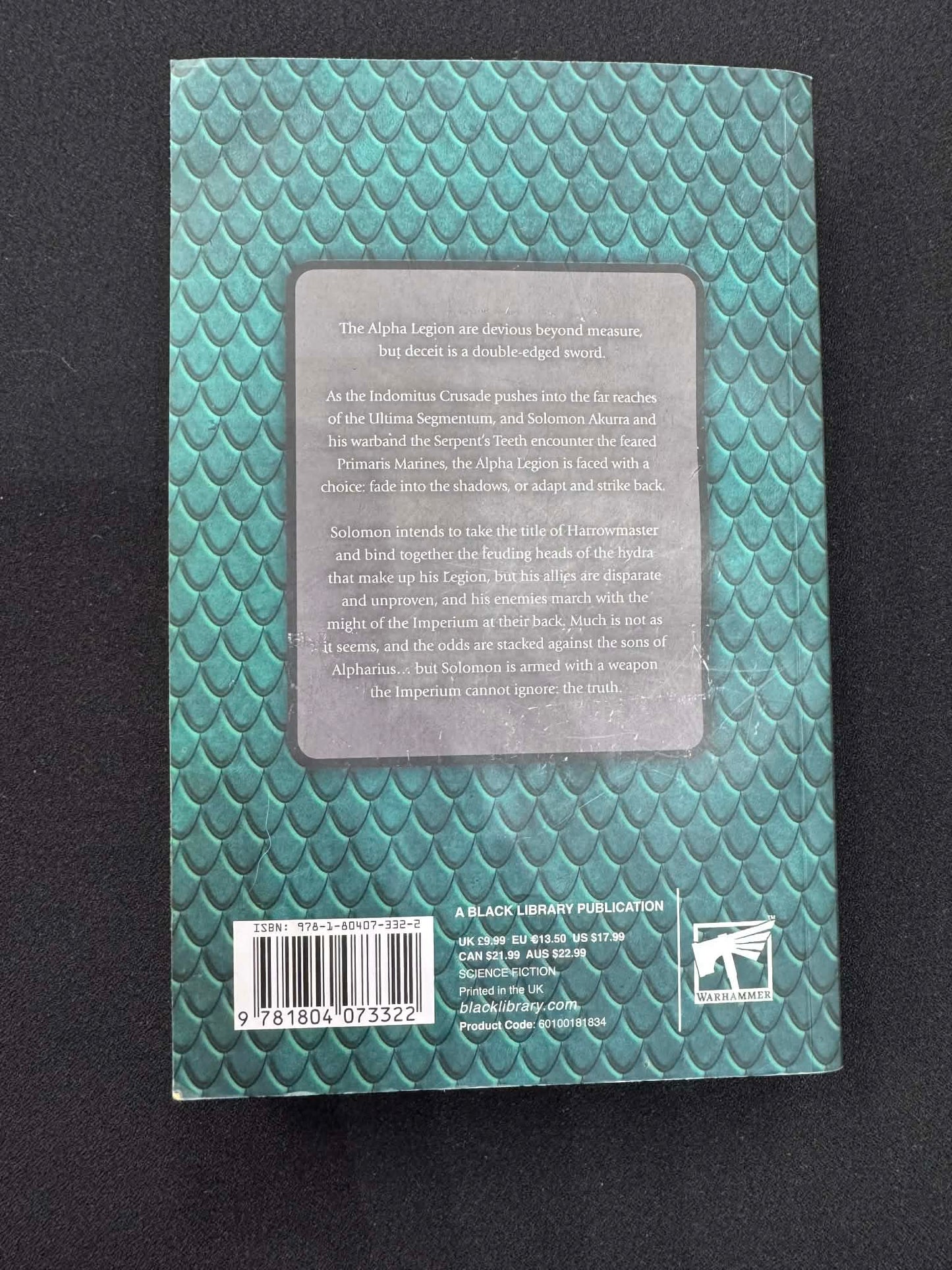 [Pre-owned] Black Library: Renegades - Harrowmaster