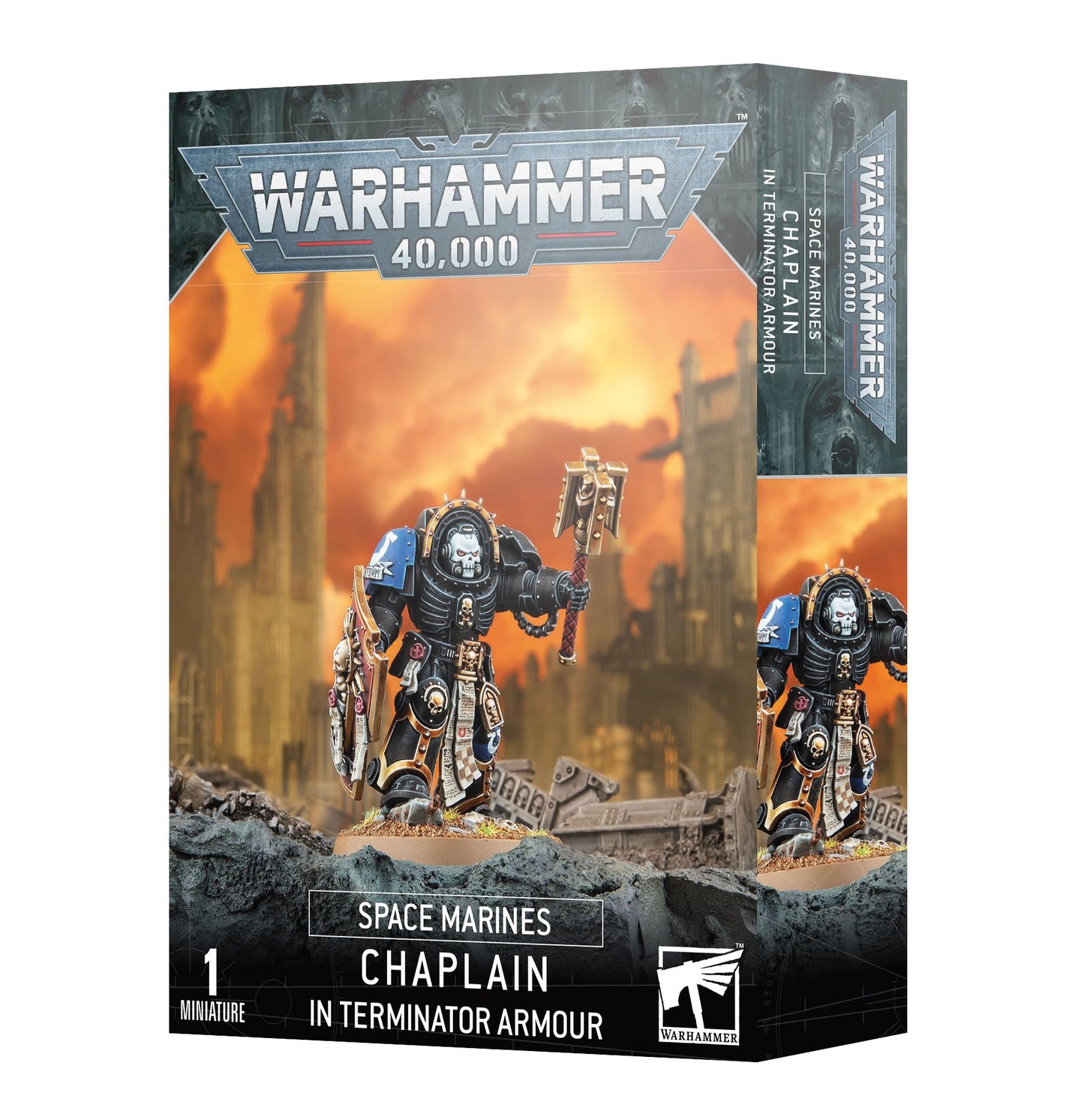 Warhammer 40000: Space Marines Chaplain in Terminator Armour