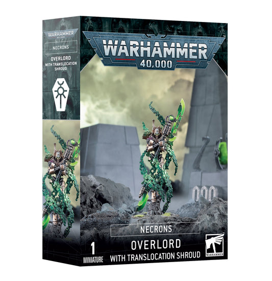 Warhammer 40000: Necron Overlord with Translocation Shroud