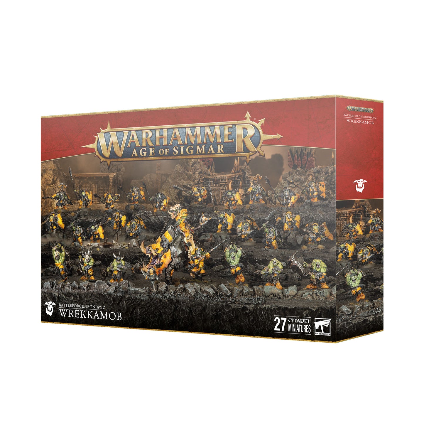 Warhammer Age of Sigmar: Battleforce - Ironjawz Wrekkamob [Pre-order. Available Nov. 29]