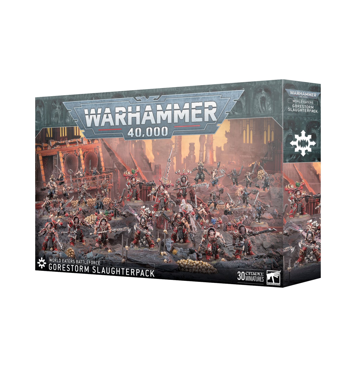 [Pre-order][Available 05/10/2025] Warhammer 40000: World Eaters Gorestorm Slaughterpack Army Set