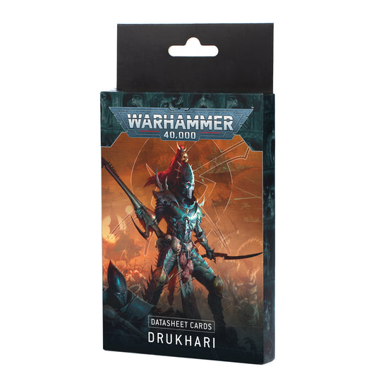 Warhammer 40000: Datasheet Cards - Drukhari [Pre-order][Available 10/11/2025]