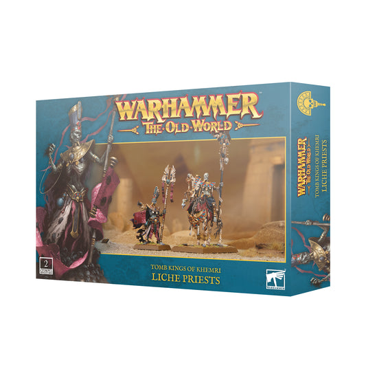 Wahammer Old World: Tomb Kings of Khemri - Liche Priests [Pre-order][Available 10/18/2025]