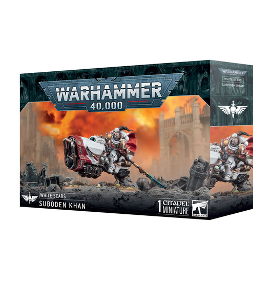 Warhammer 40,000: White Scars - Suboden Khan [Pre-order][Available 12/06/2025]