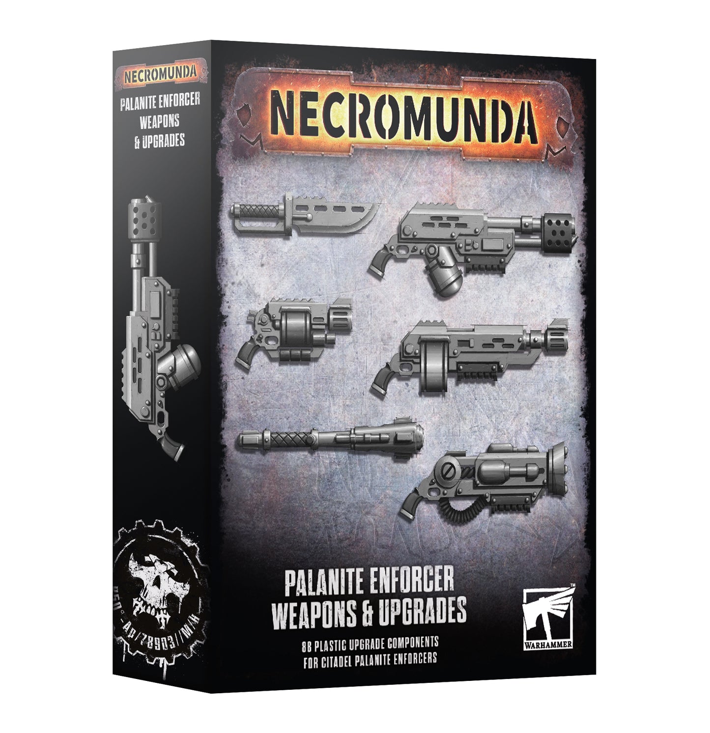 Necromunda: Palanite Enforcer Weapons & Upgrades [Pre-order][Available 12/20/2025]