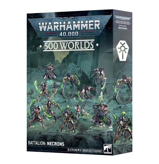 Warhammer 40k: 500 Worlds Battalion - Necrons [Pre-order][Available 01/24/2026]