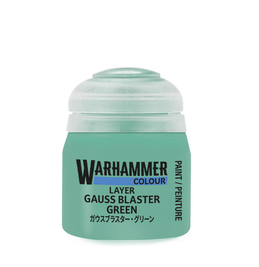 Warhammer Colour: Layer- Gauss Blaster Green (12ml)