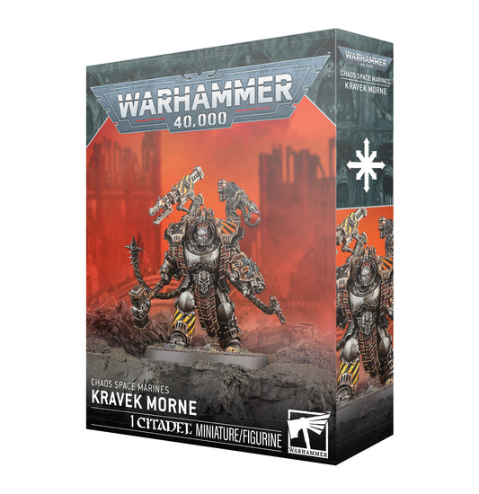 Warhammer 40k: Chaos Space Marines - Kravek Morne [Pre-order][Available 4/18/2026]