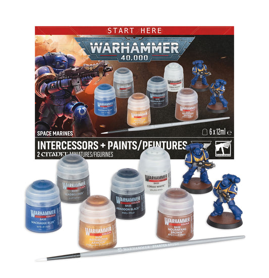 Warhammer 40k: Space Marine - Intercessrs with Paints [Pre-order][Available 7/25/2026]