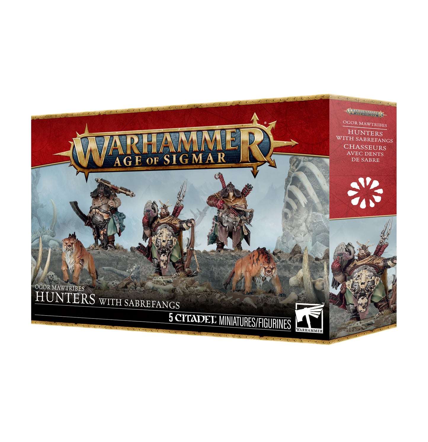 Age of Sigmar: Ogor Mawtribes: Hunters With Sabrefangs [Pre-order][Available 8/29/2026]