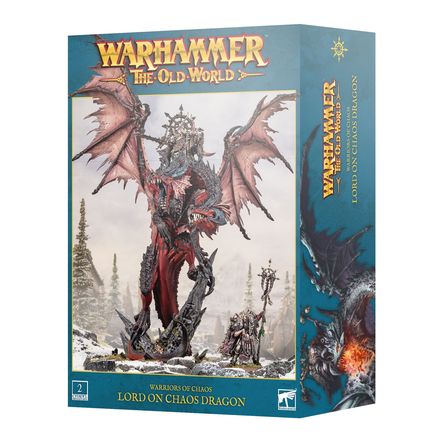 The Old World: Warriors Of Chaos: Lord On Chaos Dragon [Pre-order][Available 8/22/2026]