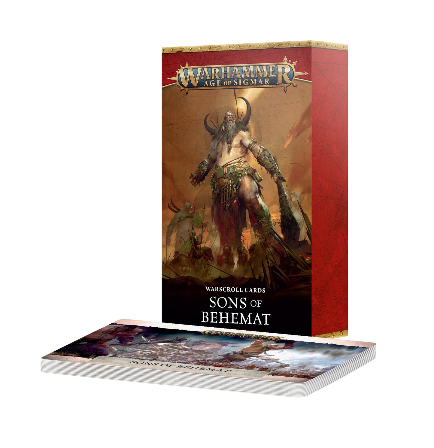Age of Sigmar: Sons Of Behemat - Warscroll Cards [Pre-order][Available 9/26/2026]