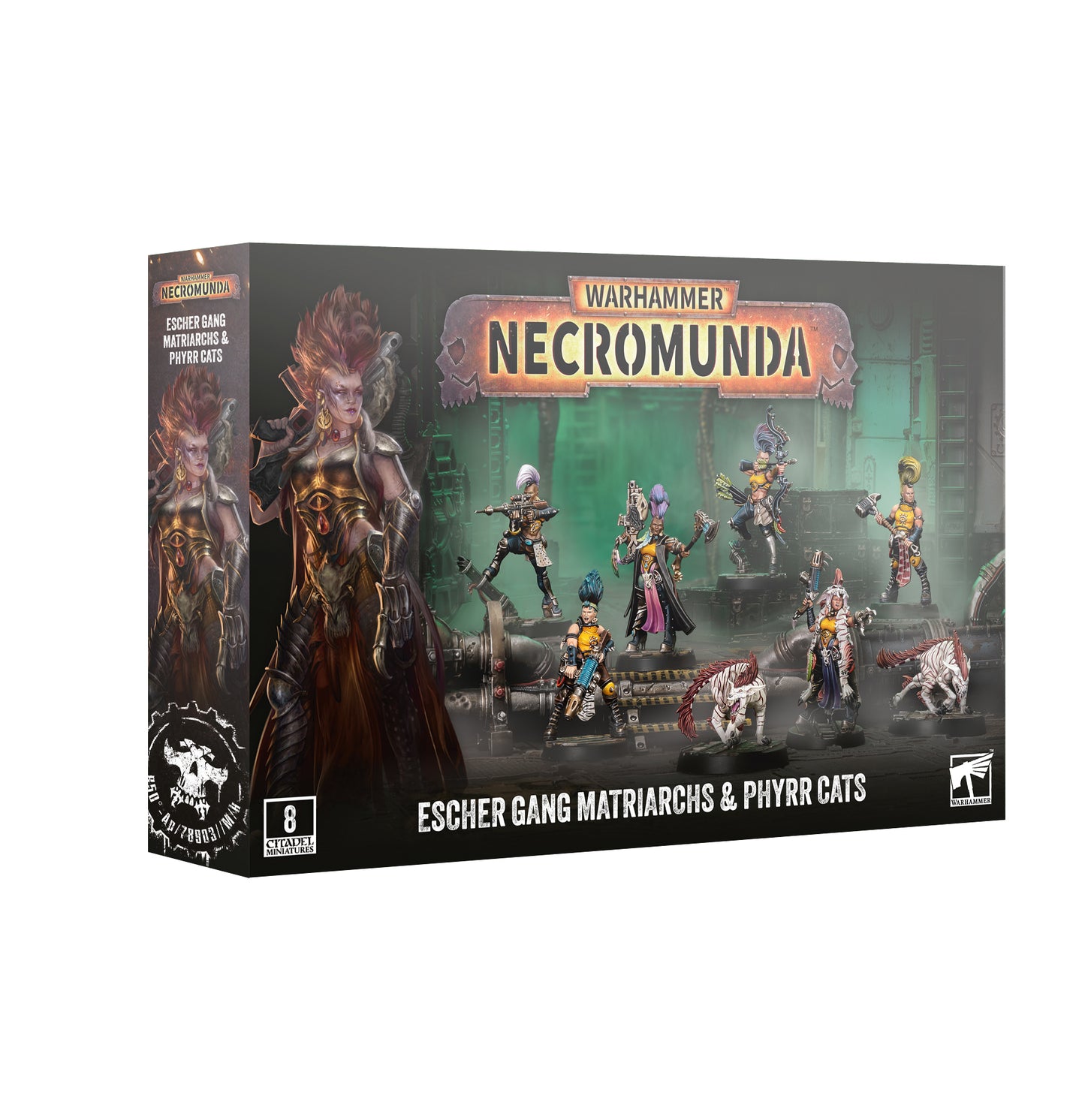 Necromunda: Escher Gang Matriarchs & Phyrr Cats [Pre-order][Available 9/19/2026]