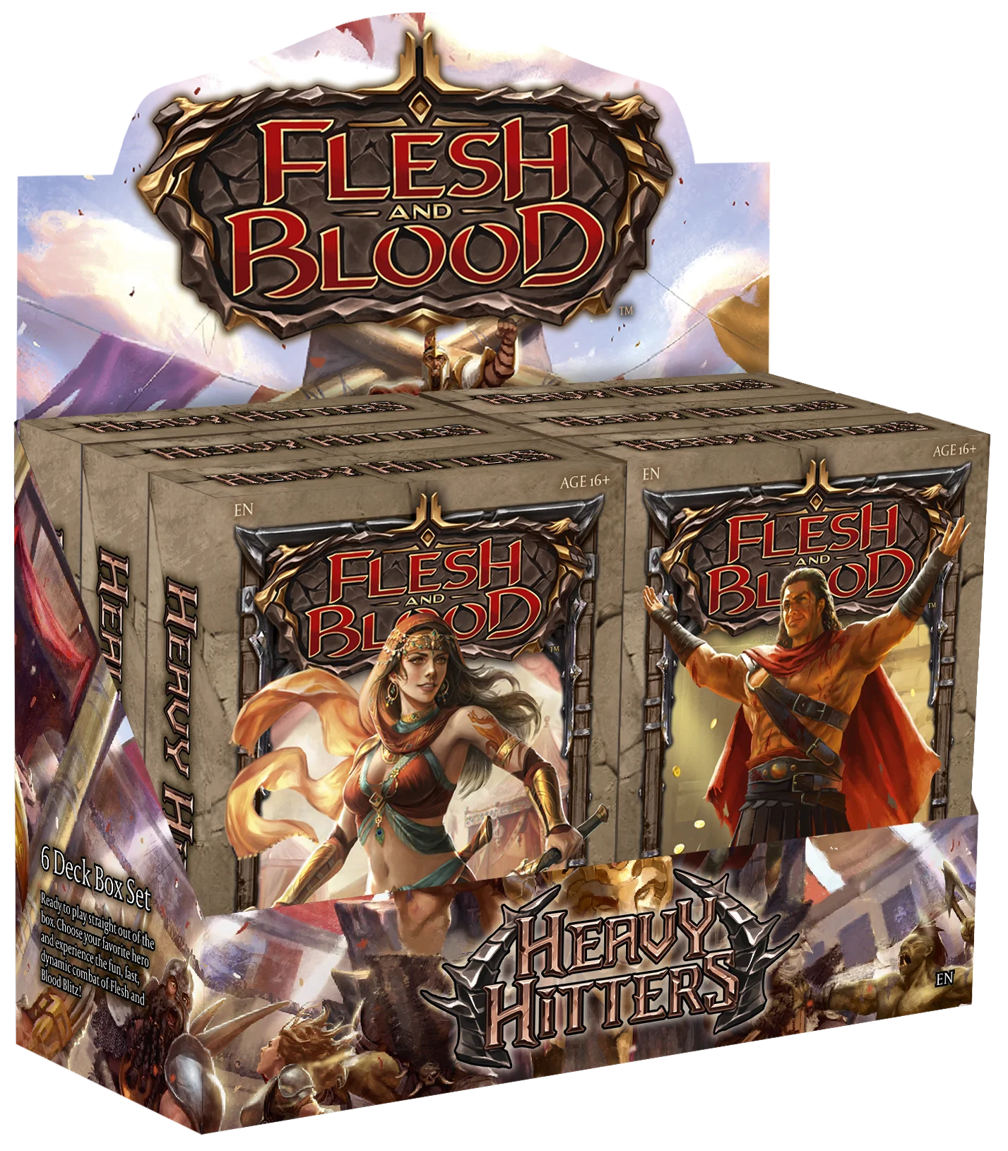 Flesh and Blood: Heavy Hitters - Blitz Decks Display