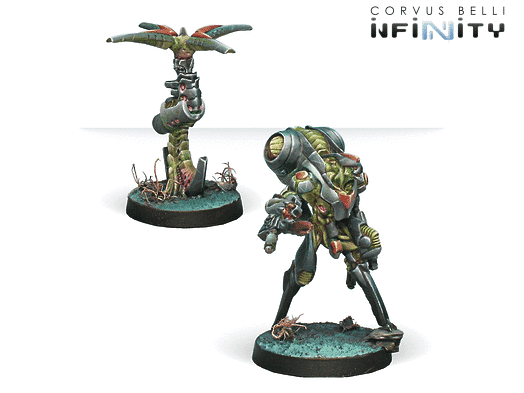 Infinity: Combined Army Ikadron Batroids And Imetron