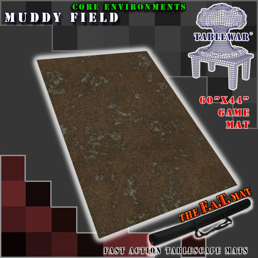 60"x44" 'Muddy Field' F.A.T. Mat