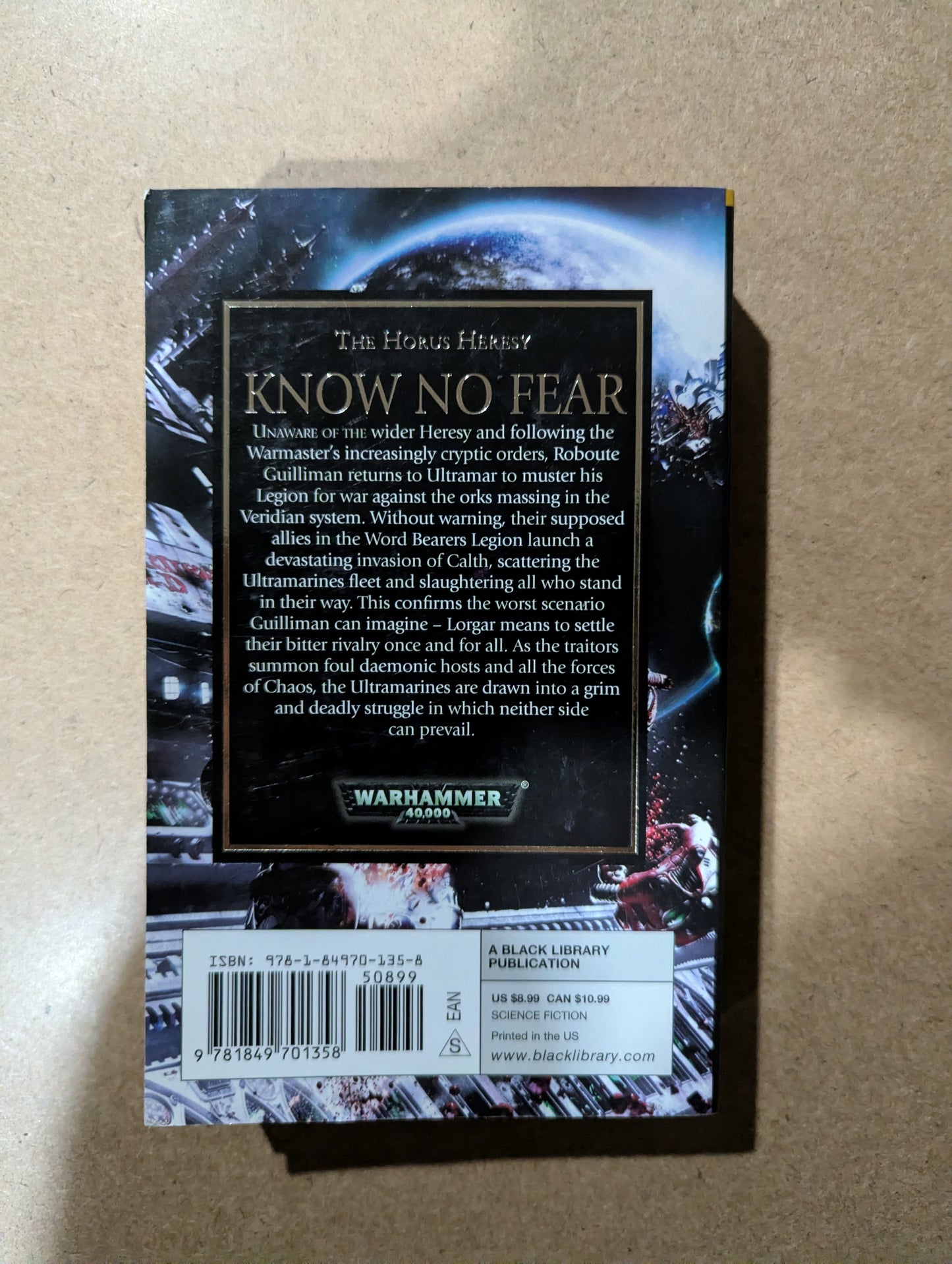 [Pre-Owned] Black Library - The Horus Heresy: Know no Fear