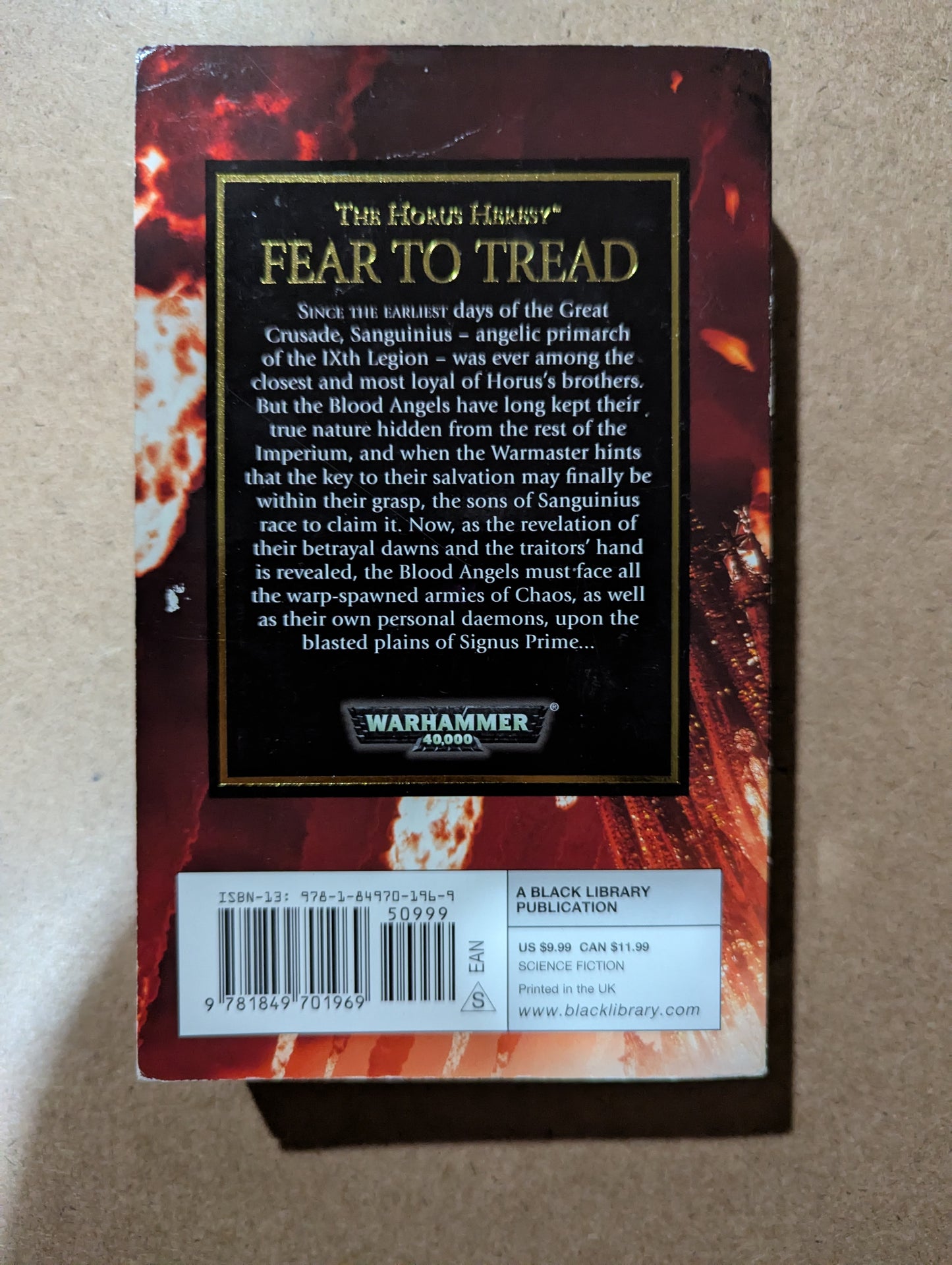 [Pre-Owned] Black Library - The Horus Heresy: Fear to Tread