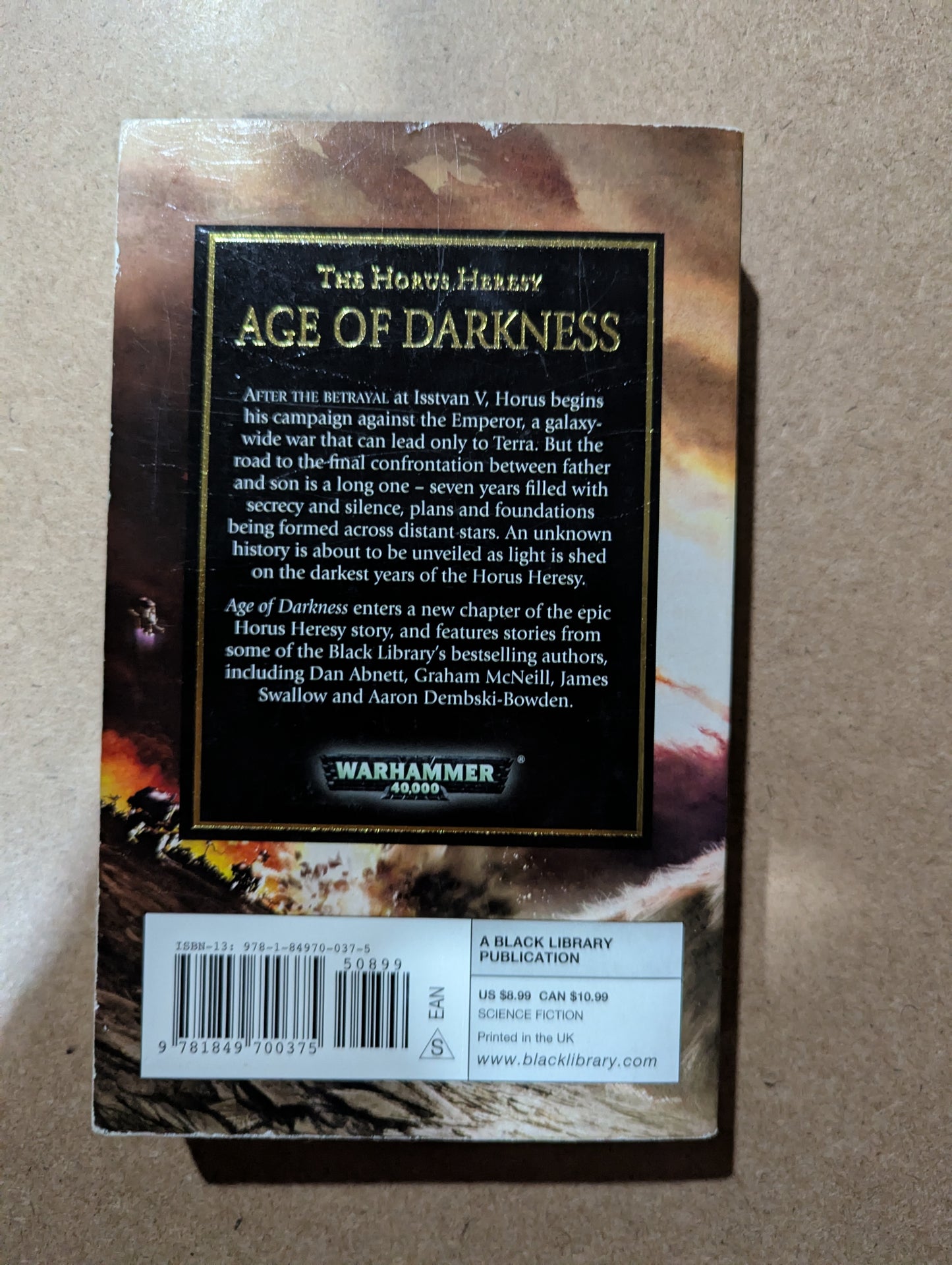 [Pre-Owned] Black Library - The Horus Heresy: Age of Darkness