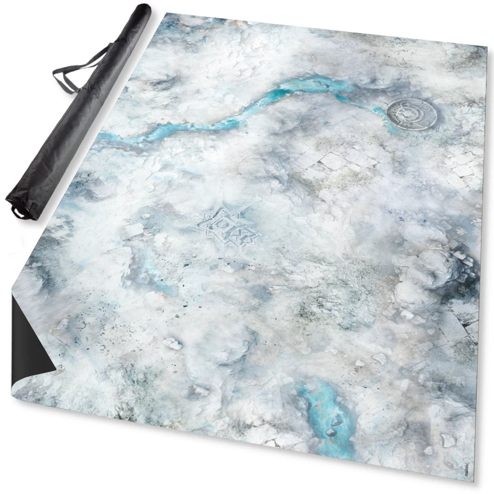 Terraincrate: 6'x4' Neoprene Game Mat - Snowfield