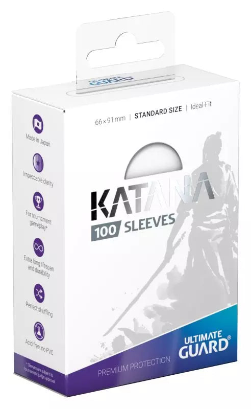 Ultimate Guard: Katana Sleeves - White (Standard Size, 100ct)