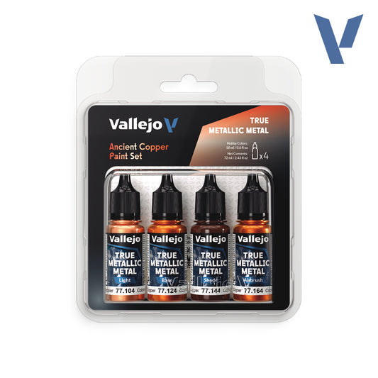 Vallejo: True Metallic Metal - Ancient Copper Paint Set