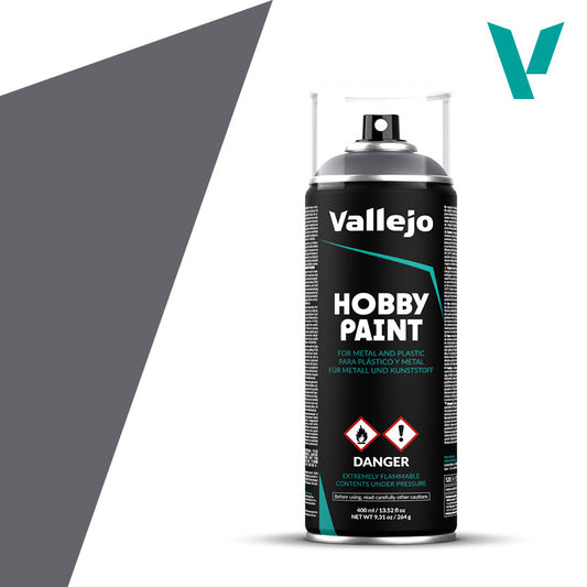 Vallejo Hobby Paint - Aerosol Gunmetal Primer, 400ml