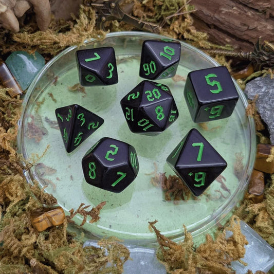 Dice Goblin: Witch Green Dice Set