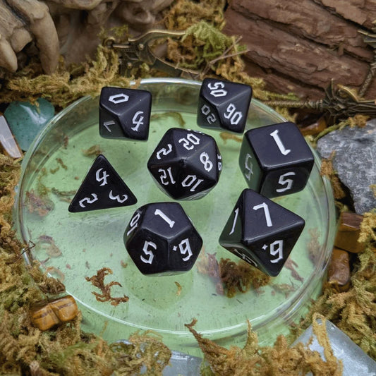 Dice Goblin: Witch White Dice Set